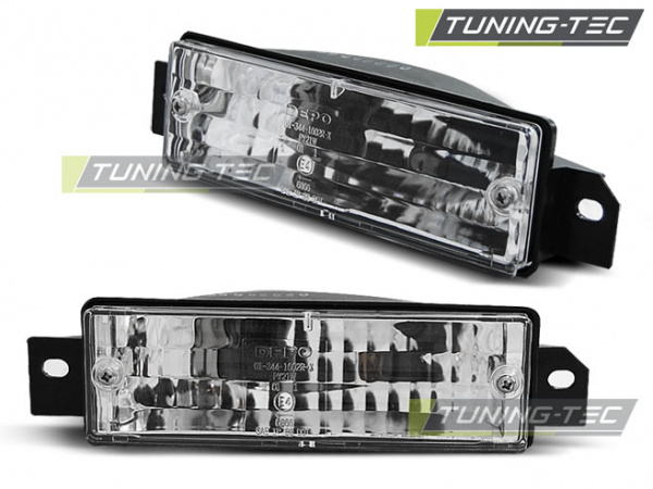 Upgrade Klarglas Frontblinker für BMW 3er E30 Limousine/Touring/Coupe/Cabrio 87-94 chrom